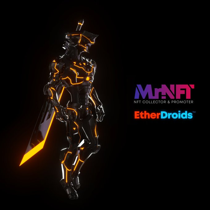 MrNFT10's tweet photo. Flash⚡️ #NFTGiveaway🎁 

1 person gets 3 #NFT´s !

1 x Omicron Droid
1 x Tiny World
1 x Dreams

Just:
1⃣ Follow @Etherdroids &amp; @MrNFT10
2⃣ Retweet ♥️
3⃣ Post your Eth. Address

5 hours only🏆 Good Luck!

you need to import your address to @enjin wallet
https://t.co/hHcIE0IpEI https://t.co/6MKctejDGU