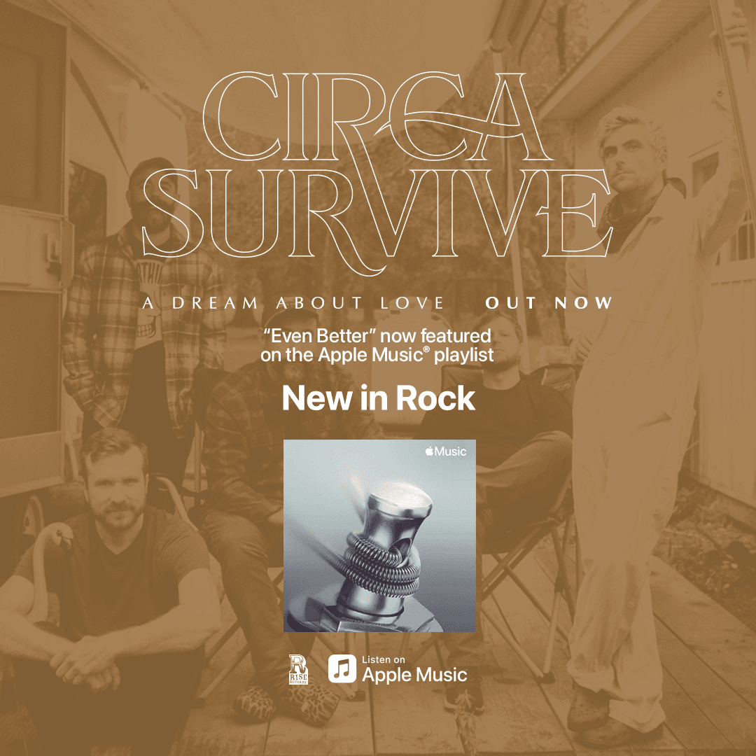 circasurvive's tweet photo. "Even Better" is now featured on the New in Rock @AppleMusic playlist!
https://t.co/xrnCi4pHtr https://t.co/crBJo47GB3