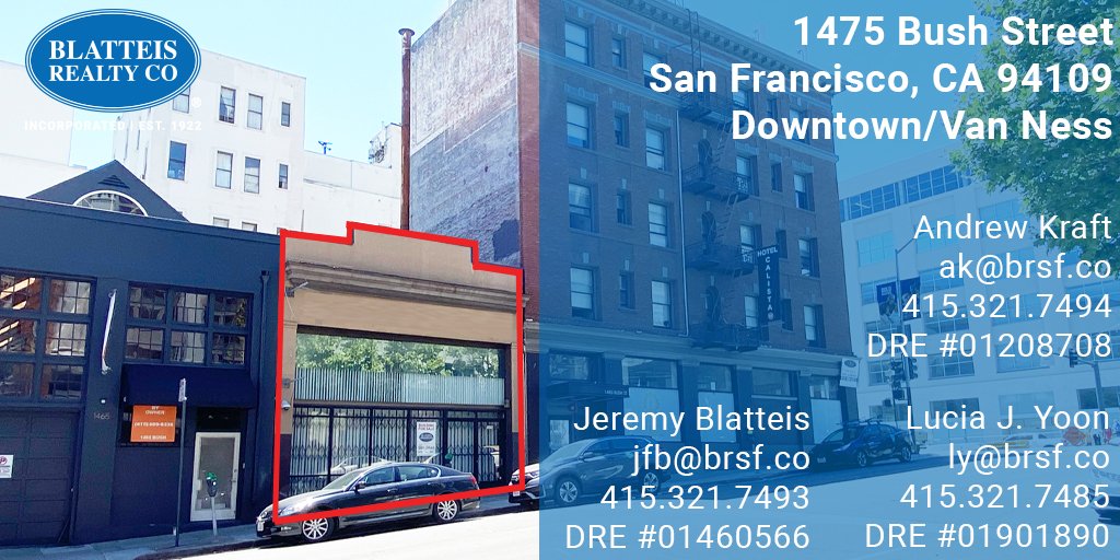Charming Three-Story Building for Sale! This ideal live/work space is well situated near the bustling Van Ness Corridor. bit.ly/3C9r6eW 
#forsale #realestate #commercialrealestate #investmentopportunity #investment #investmentopp #downtownsanfrancisco #sanfrancisco