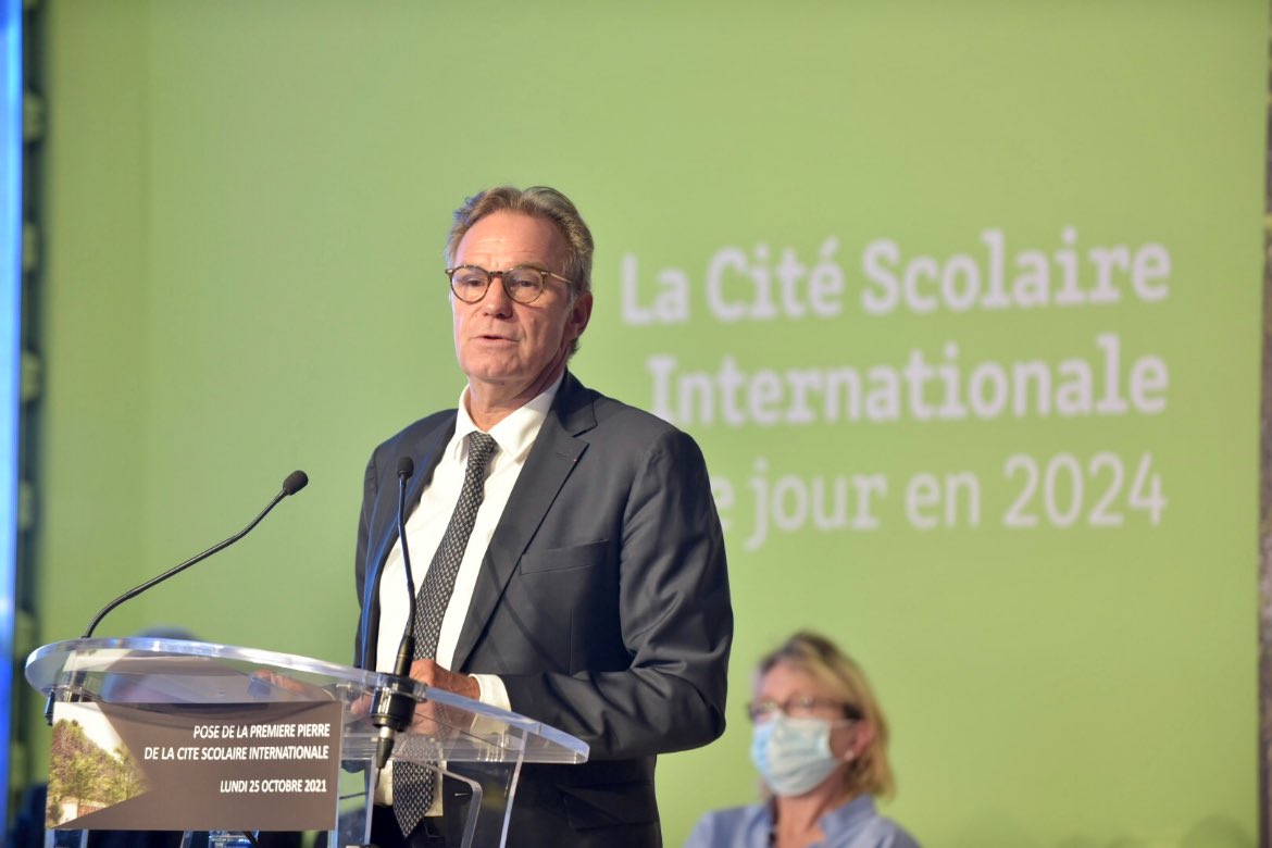 La Cité scolaire internationale de #Marseille verra le jour en 2024 ! Maître d’ouvrage, <a href="/MaRegionSud/">Région Sud</a> engage 56 millions d’€ dans ce dossier, aux côtés du <a href="/departement13/">Département des Bouches-du-Rhône</a> et de la Ville de <a href="/marseille/">Ville de Marseille</a>.
2.200 élèves y feront leur rentrée en septembre 2024, du CP à la terminale !