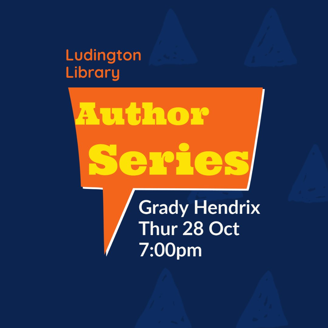 😱 Each of them escaped something from their past, but they still may be in grave danger. Join us online as <a href="/grady_hendrix/">Grady Hendrix</a> discusses his meta-horror novel, The Final Girl Support Group. Thursday night at 7. 
Register here → lmls.libcal.com/event/8225848