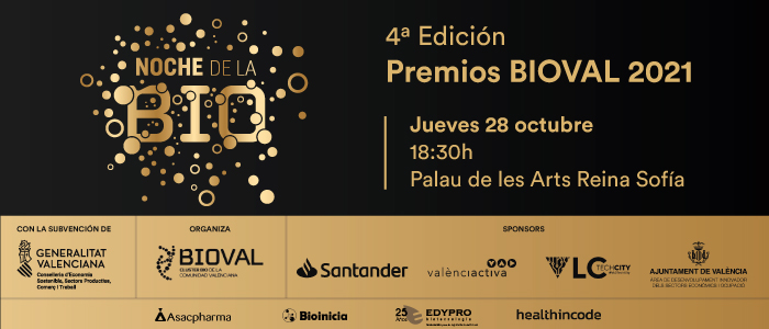prceinos's tweet image. Este jueves en #Valencia eventazo 
Noche la BIO y Entrega Premios BIOVAL 
nochebio.bioval.org/2021/
@BIOVAL_es @angelaperez_ #NocheBIO #PremiosBIOVAL
@valenciactiva_ @ceeivalencia