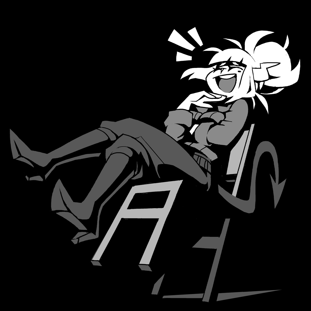 vanripperart's tweet photo. Demontober #25: Laughing Demon https://t.co/PCkM3uUQKs