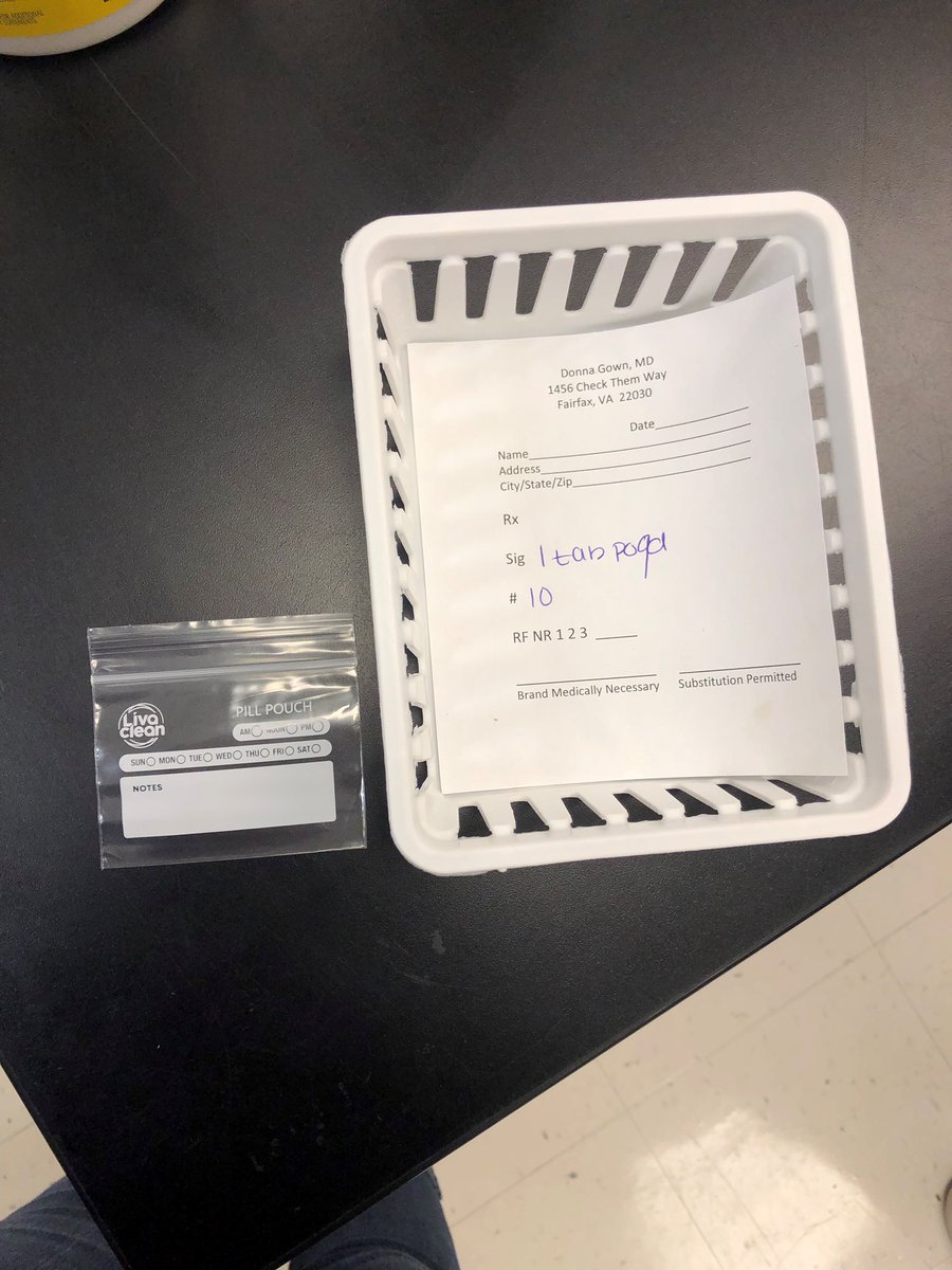 GARNERyourGRIT's tweet photo. Pharmacy Tech students practiced distributing prescriptions using 🎃candy👻 to other Health and Medical students in the Academy! #classcollab #TheMagicoftheAcademy @theWPboard @drNEKing @FCPSR3 @Karen4Schools https://t.co/vsmfEaF1jX
