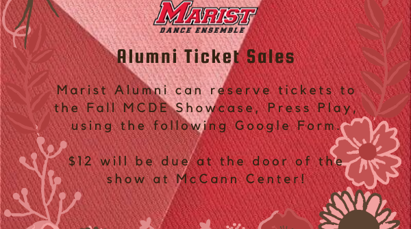 MaristDance's tweet photo. Reserve those tickets for Press Play! https://t.co/pHAaCOKxOP https://t.co/wwMHYsKnqR
