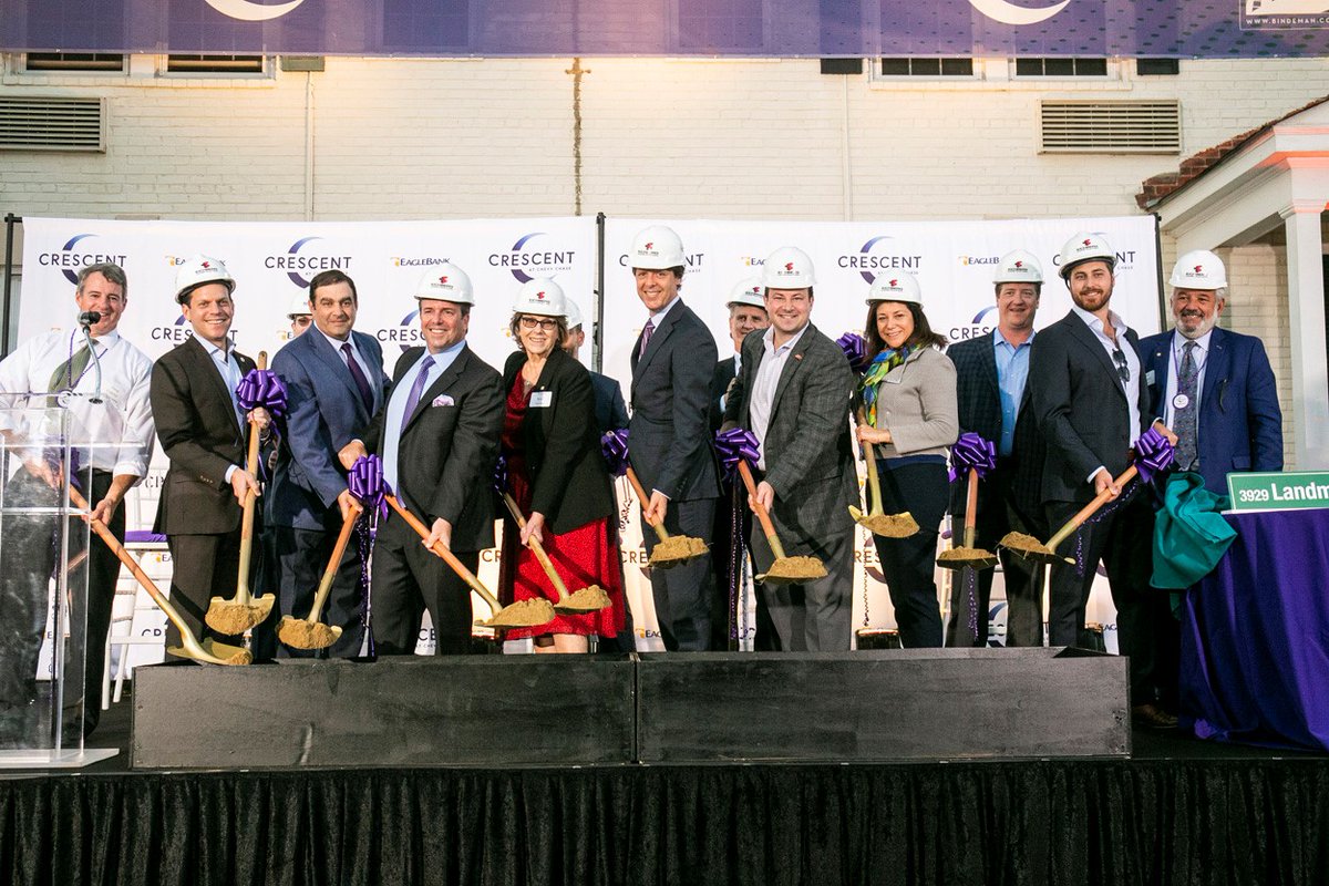 Still Glowing from our Groundbreaking hosted by <a href="/RealtyLandmark/">Landmark Realty</a>, featuring <a href="/EagleBankCorp/">EagleBank</a>  our development team, &amp; local political friends to celebrate our special milestone. There's a new energy in Chevy Chase Lake with Crescent at Chevy Chase leading the way!