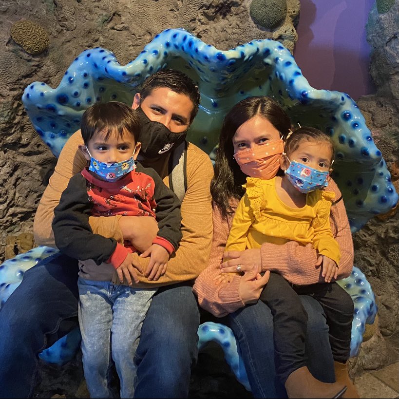 RadGabb's tweet photo. Then 2013 (first time at the aquarium as gf and bf) vs. now 2021 (Married and 2 beautiful babies later) https://t.co/Ecsxyhel9l