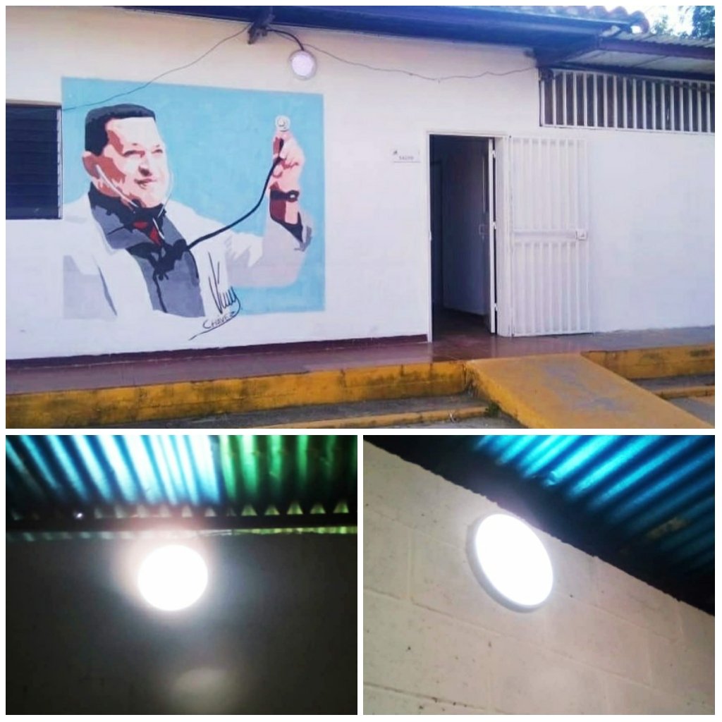 #25Oct | La Alcaldesa Mirna Vies continúa los trabajos de Ampliación y Mejoras (Instalación de Luminarias) en el Centro Médico de Atención Integral Hugo Chávez, Sector Los Pinos, Parroquia Cabudare, a través de IMFRAVIHPAL. #JuntosYJuntasEsMásSencillo