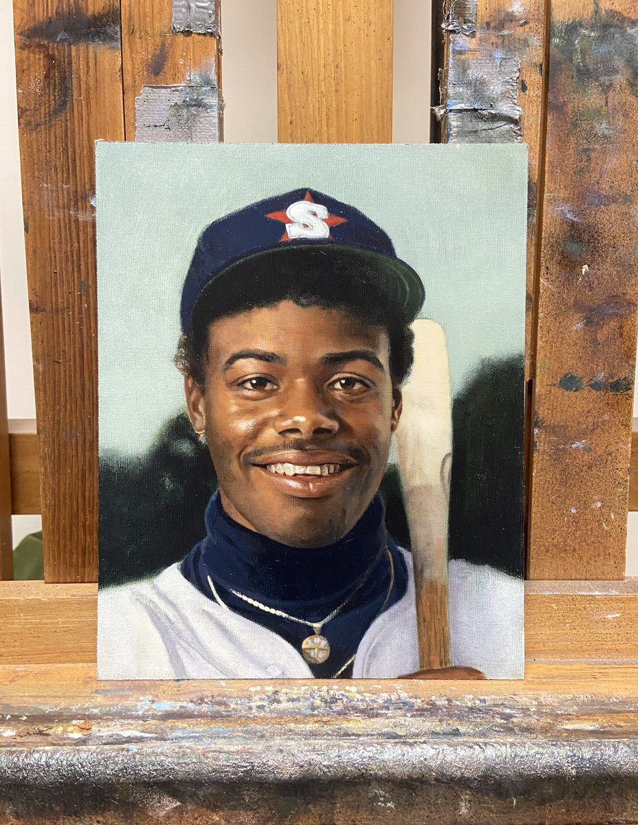 SO happy for this guy, all of his fans, and the <a href="/Mariners/">Seattle Mariners</a>. Gotta finish this painting soon.