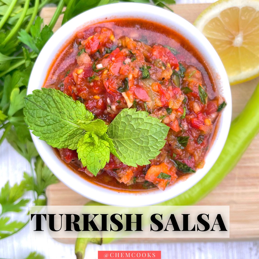 Turkish tomato salsa, recipe here:  youtu.be/-Fpcqu-iIak #ezme #salad #foodie #turkish #kebab #yummy #Vegan #veganism #veggie #easyrecipes #Cooking #tarifi #Turkiye #turkey #turkishfood #chemcooks #sauce #kebabsauce #tomato #tomatoes #pita #pide