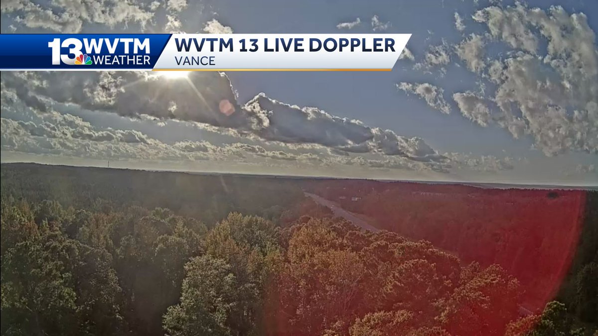 HarmonyWx2023's tweet photo. Now THAT'S just cool... #WVTM13 #LiveDoppler #Sunset #FallinAlabama https://t.co/crRWzCS5Ah