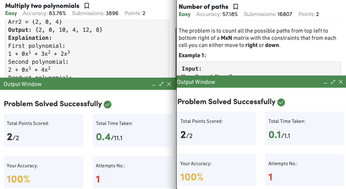 Javac_dev_harsh's tweet image. Day 46 of #javaprogramming -
-&amp;gt; Solved 6 various difficulties questions on #GeekForGeeks
-&amp;gt; Pushed my rank;current aim of 200
-&amp;gt; Increased score from 145 to 159
-&amp;gt; Will try to solve more questions
#100daysofcodechallenge #100DaysOfCode
#100daysofdsa  -&amp;gt; bio for current rank🤫