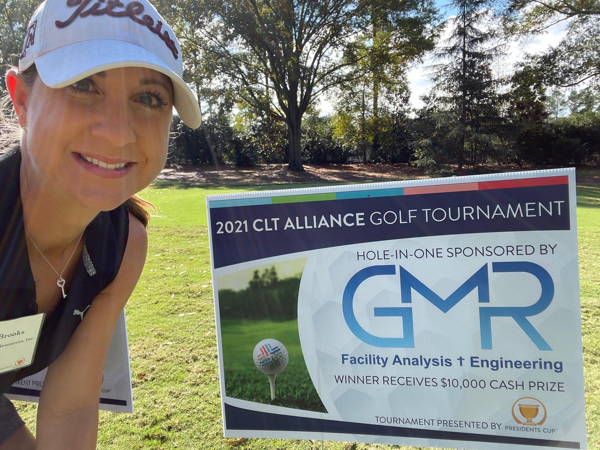 GMR1INC's tweet photo. It was an honor to sponsor a hole-in-one contest at the @clt_alliance Golf Tournament today! https://t.co/ghQJbYzSPh