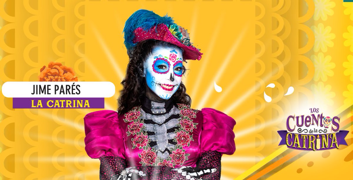 Jimena Parés interpreta a “La Catrina”, embajadora mundial de las tradiciones de Día de Muertos. Un personaje entrañable que con su peculiar carisma y una voz espectacular te llevará por un viaje de emociones, color y mucha alegría. Accesos aquí ➡️ bit.ly/3zvDLXo