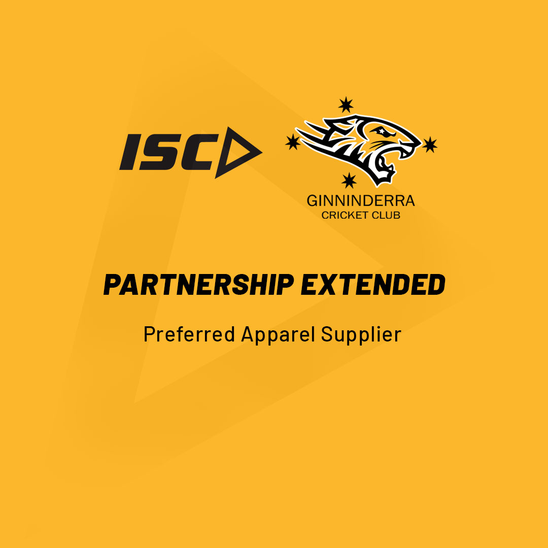 PARTNERSHIP EXTENDED | ISC Sport are excited to continue our strong relationship with <a href="/Ginninderra_CC/">Ginninderra Tigers</a> Under this partnership ISC Sport will be the preferred apparel supplier to Ginninderra Cricket Club for a further three years. 
#MadeByISC #Teamwear #Cricket