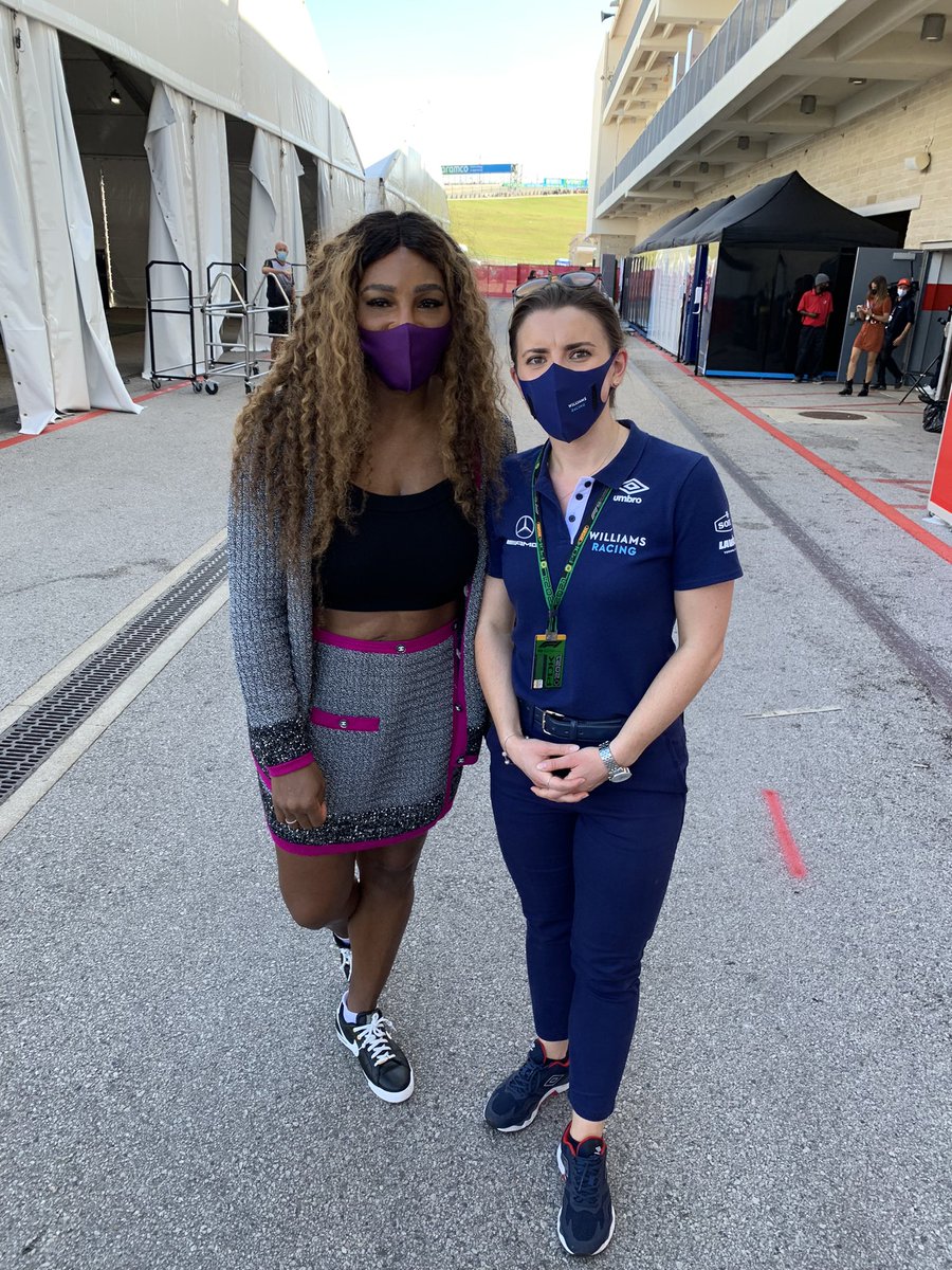 When you walk past one of the all time greats at COTA <a href="/serenawilliams/">Serena Williams</a>