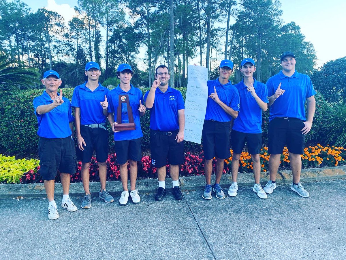 Clay High Athletics (@clay_athletics) on Twitter photo District Champs! ⛳️🏆⛳️
Will Guy, top medalist today with a 76, followed by Robert Young’s 77.
Way to go boys!!!
<a href="/oneclaysports/">Clay County Athletics</a> <a href="/CFreemanJAX/">Clayton Freeman</a> <a href="/ClayTodaySports/">Randy T Lefko</a> <a href="/Clay_Crazies/">Clay Crazies</a> @TeamClayHigh1 District Champs! ⛳️🏆⛳️
Will Guy, top medalist today with a 76, followed by Robert Young’s 77.
Way to go boys!!!
<a href="/oneclaysports/">Clay County Athletics</a> <a href="/CFreemanJAX/">Clayton Freeman</a> <a href="/ClayTodaySports/">Randy T Lefko</a> <a href="/Clay_Crazies/">Clay Crazies</a> @TeamClayHigh1