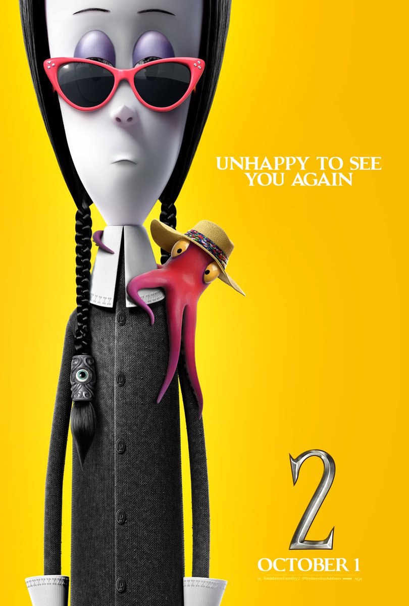 Movie_Starr's tweet photo. ADDAMS FAMILY 2 (PG)

Friday 29th - Sunday 31st 

Daily 11:10

BOOK TICKETS NOW 

https://t.co/Q4Xxv8tH25 https://t.co/aN2hBbgE5u