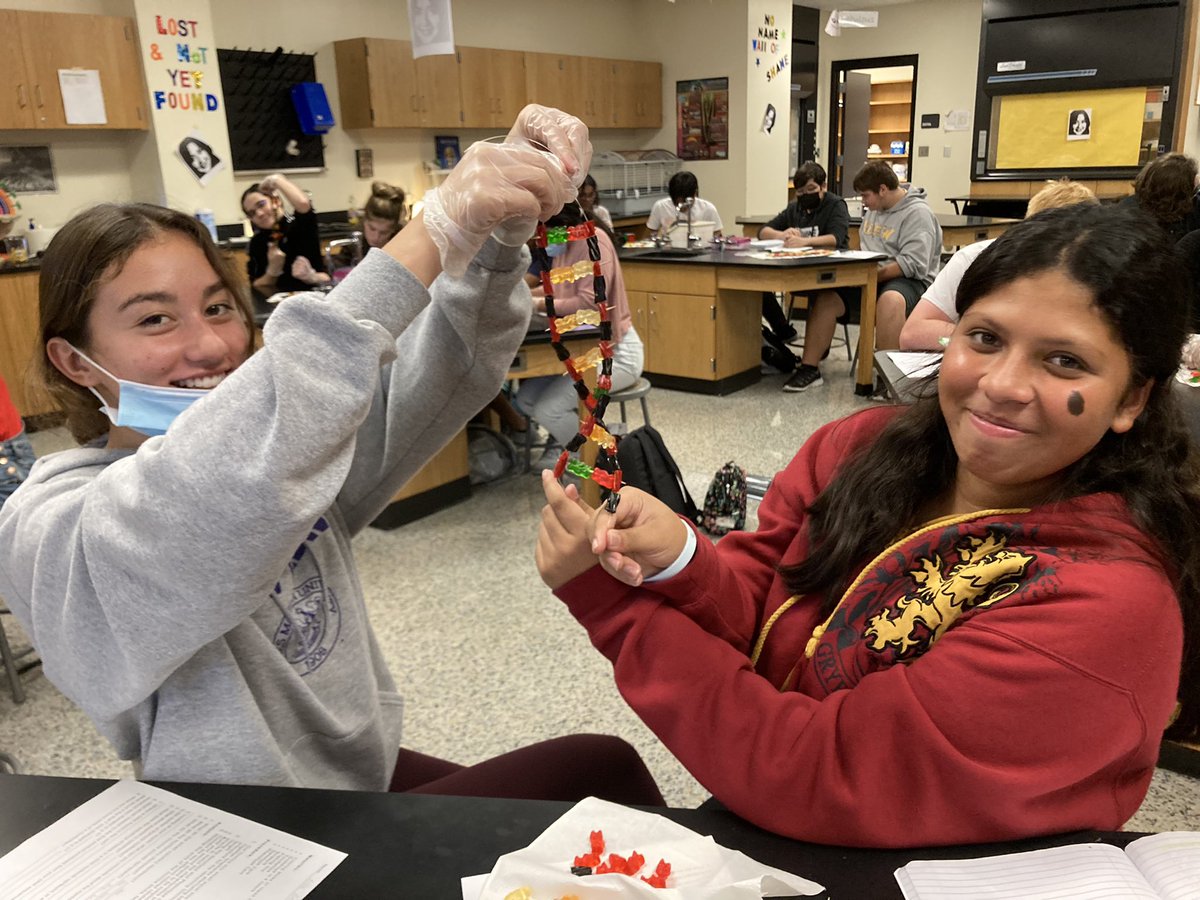 My kiddos loved our build their DNA lab today! Thank you <a href="/Mrs3ndsley/">Mrs.Endsley</a> for all your help getting supplies!
