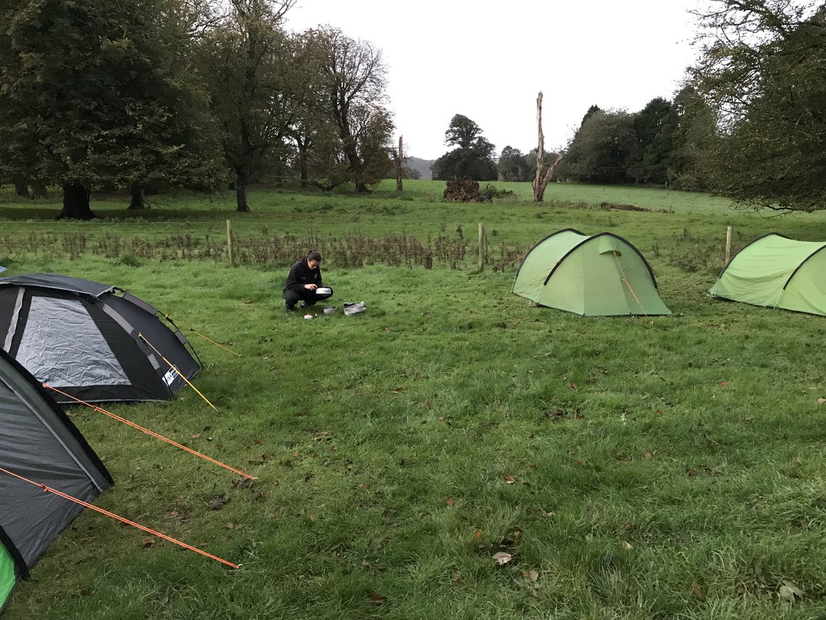 First one up on morning of the final day of Torquay Academy DofE Silver qualifying expedition  #earlystart