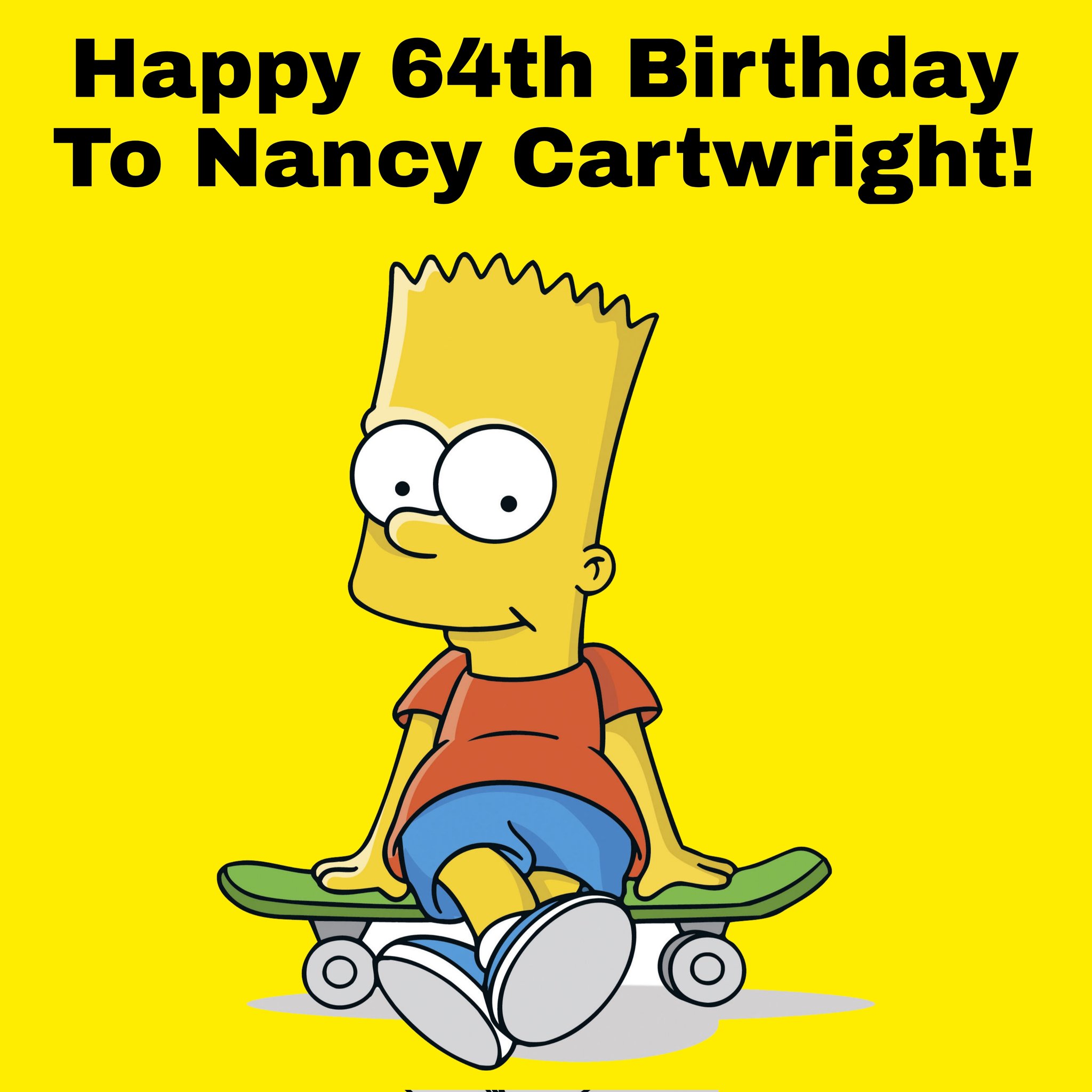 Happy 64th Birthday To Nancy Cartwright! 