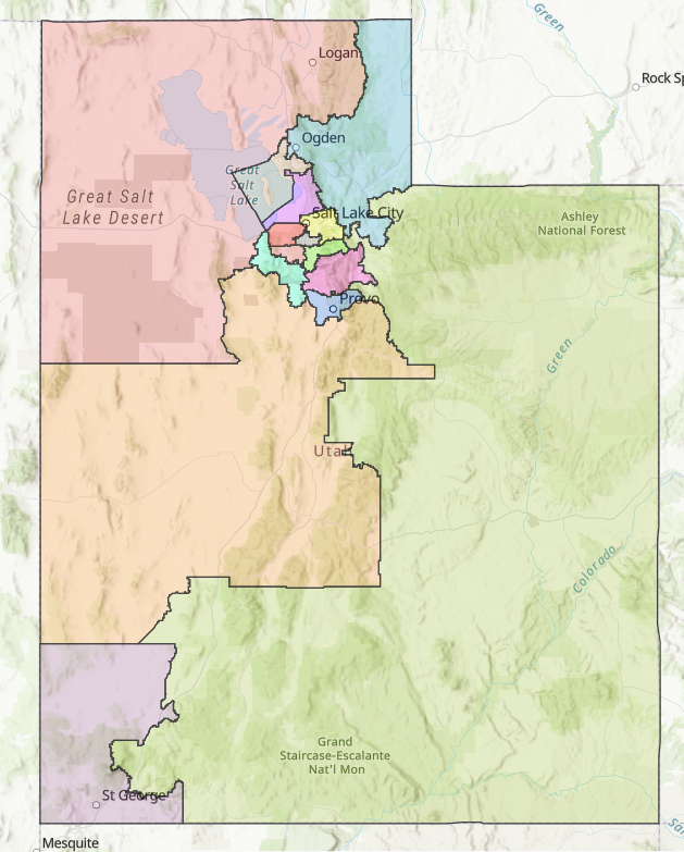 UtahRedistrict's tweet photo. To start off our meeting, we're hearing final comment from @myuea representative Chase Clyde. He says Orange's State School Board map is not a favorite and would encourage the board to approve an alternative map. What do you think? https://t.co/xnNJizDEu1