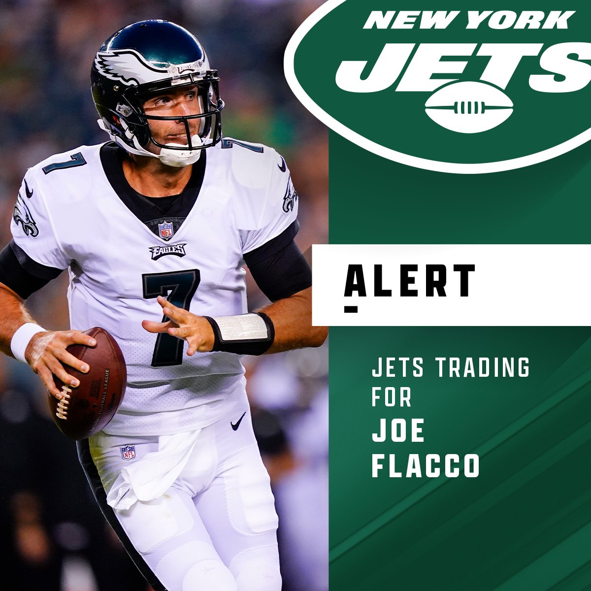 Philadelphia Eagles Trade QB Joe Flacco To New York Jets - CBS