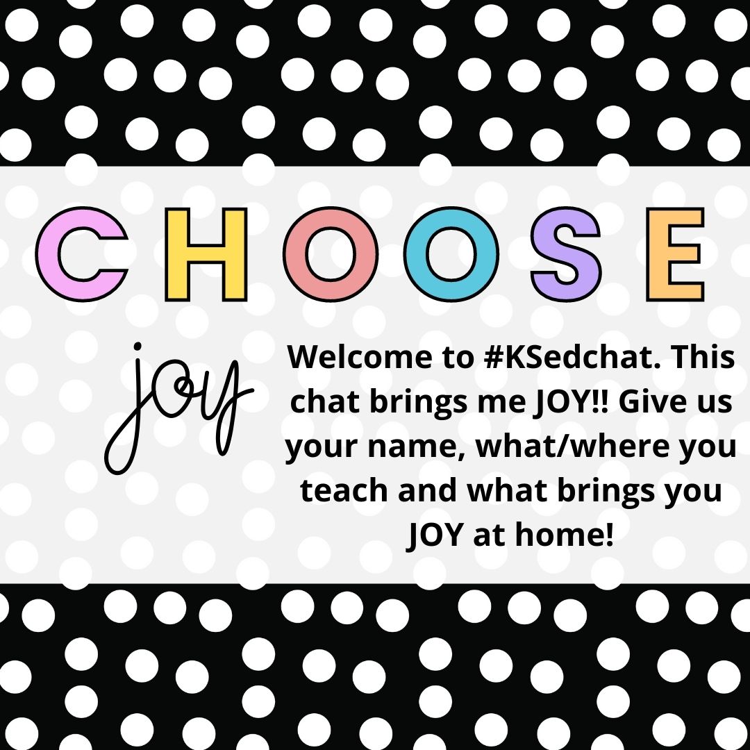 Let's get this party started!! Bonus happy points for a happy gif to accompany your intro #ksedchat