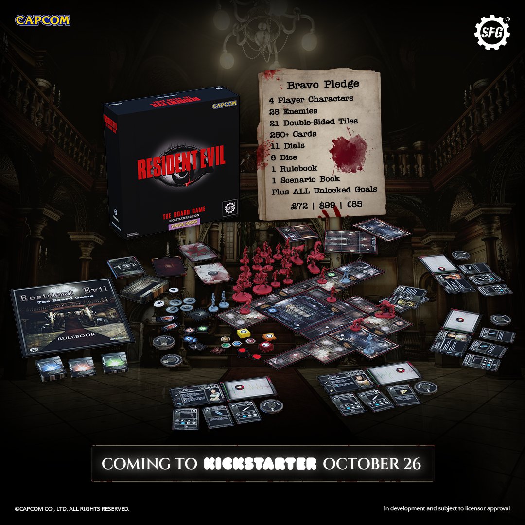 Resident Evil : The Board Game by Steamforged Games - Bravo Pledge