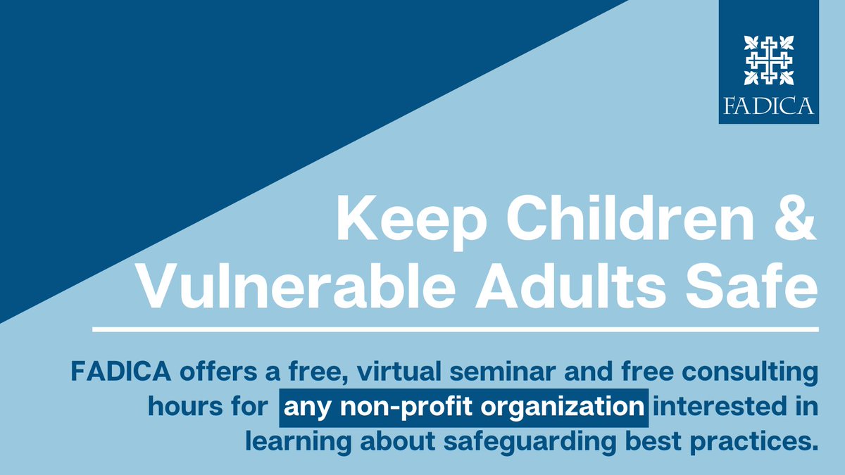 FADICAnetwork's tweet photo. Use our FREE resource to help address gaps in safeguarding efforts to protect children and vulnerable adults.  
Learn more here ➡️https://t.co/svzP8h7kub https://t.co/T6ovNFTDDz