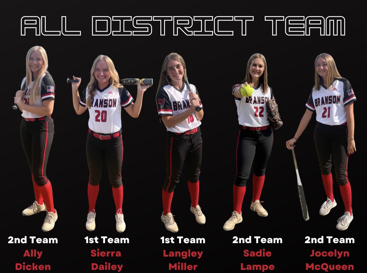 Branson Softball on Twitter "2021 All District Team