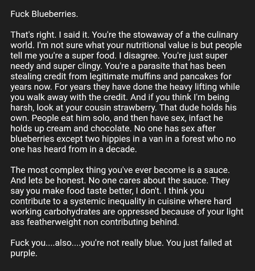 thevirdas's tweet photo. Blueberry 🫐 https://t.co/9FuGB9hht0