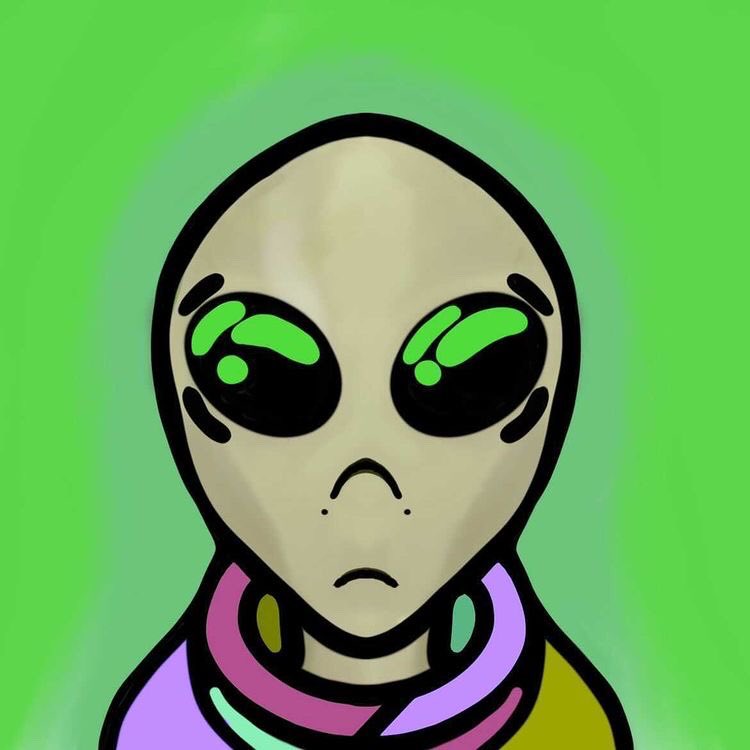 area51_nft's tweet photo. 🎉 Giveaway Alert 🎉

Area 51 Aliens launch in one week, to celebrate we’ll be giving away this  Alien for FREE

To Win an Alien

1️⃣ Like
2️⃣ Follow 
3️⃣ RT

Winner announced Nov. 1st 

 #nftgiveaway #nftgiveaways #openseagiveaway #NFTs #NFT #OpenseaNFT #NFTCollector #NFTCommunity https://t.co/kUCx75UwDP