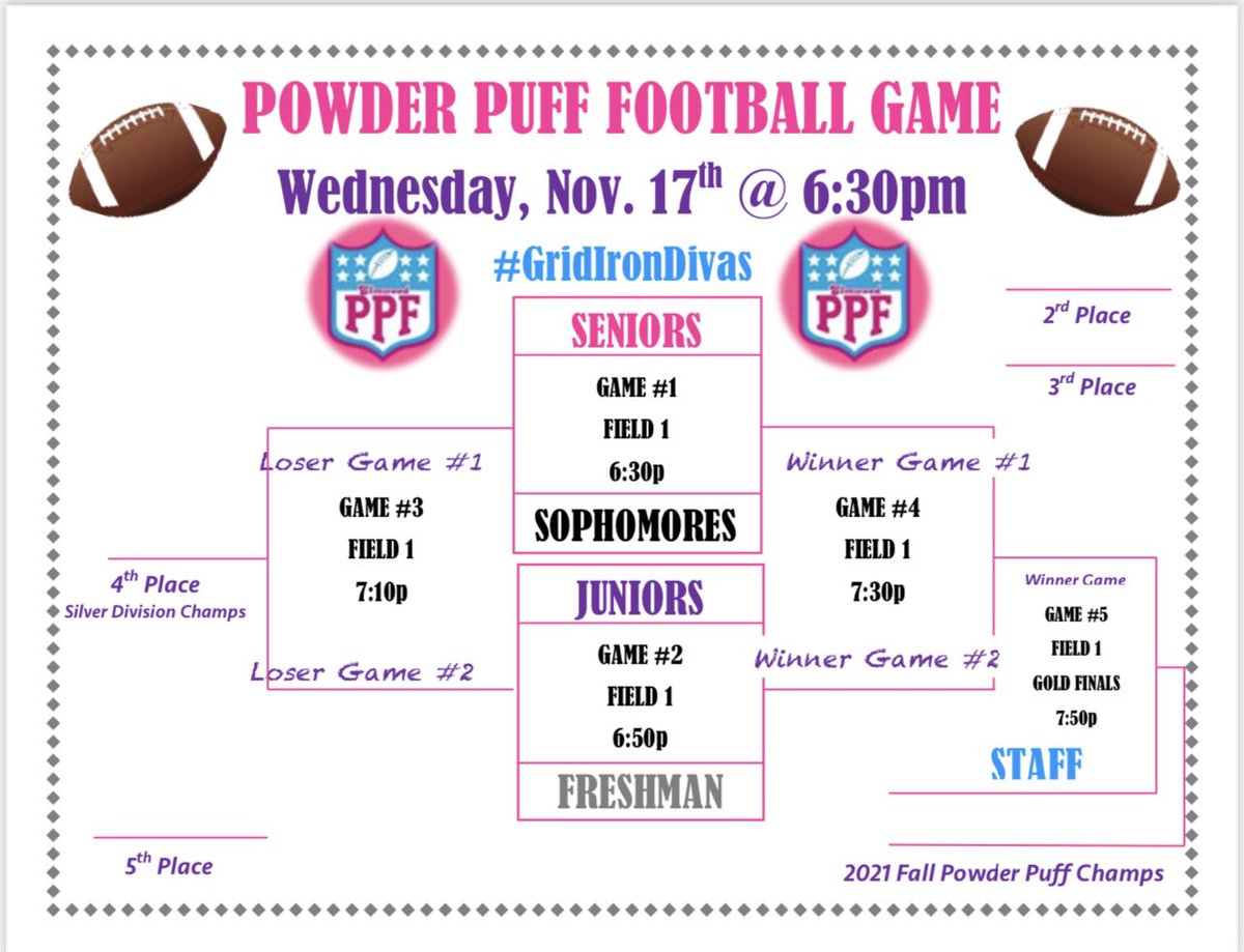 MrsKing_EHS's tweet photo. Touchdowns, Tailgates, and Royal Traditions...it's Powder Puff Football time again! 🎉🥳🎀🏈💙🌻
Seeking all interested ladies, male coaches, &amp; chain crew! 
Sign-up ASAP! T's-$15
#UnleashTheRoar #FallPPF2021 #Tradition https://t.co/s7BLhDUh9V