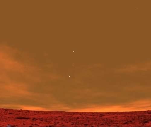 keyfipyIasimIar's tweet photo. 🛸Mars'ın yüzeyinden görülen Dünya, Venüs ve Jüpiter. https://t.co/dF1zT1YwzP
