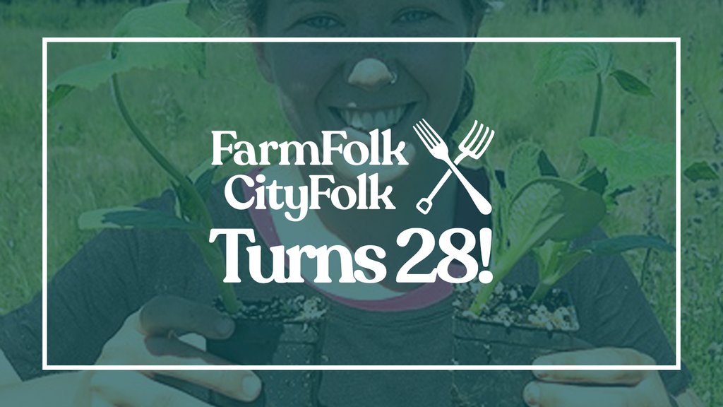 KIMBOdesign's tweet photo. FarmFolk CityFolk turned 28 yesterday! Our remarkable client celebrates nearly three decades of bringing farm and city folk together. Congratulations @FarmFolkCityFolk from the KIMBO team! 🥳

For a chance to win at their raffle: https://t.co/hrSLnVhhsb https://t.co/P1sJFKTL2e