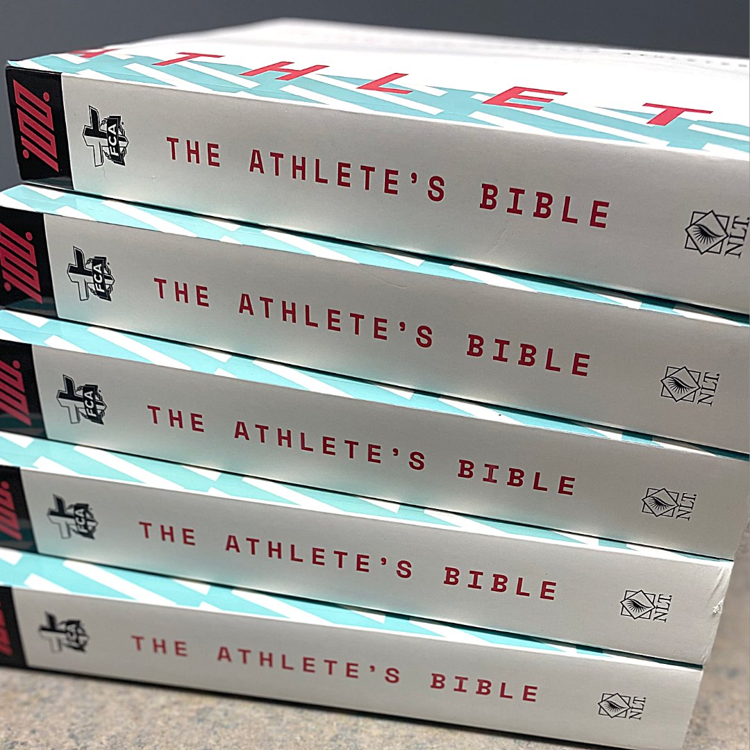 Do you have an Athlete's Bible? These FCA bibles have awesome resources for individuals and groups, including athlete-specific devotions, studies, and huddle plans! 

If you don't have an Athlete's Bible, or a bible at all, DM us and we will get one to you for FREE! 
#FCAPursue