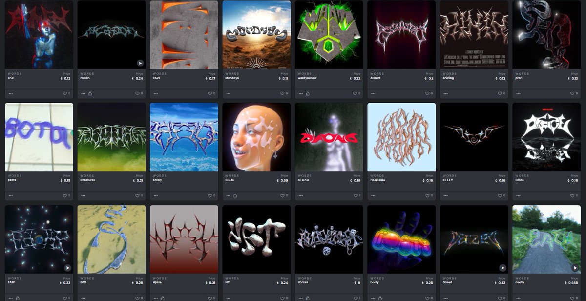 btr_an's tweet photo. W O R D S

typography collection
36 / ∞
0 - 0.69 ETH
all artworks are unique
https://t.co/HnW8MhQgJW

#nft #nftart #nftcollector #NFTCommunity #cryptoart https://t.co/N10RAMR3wv