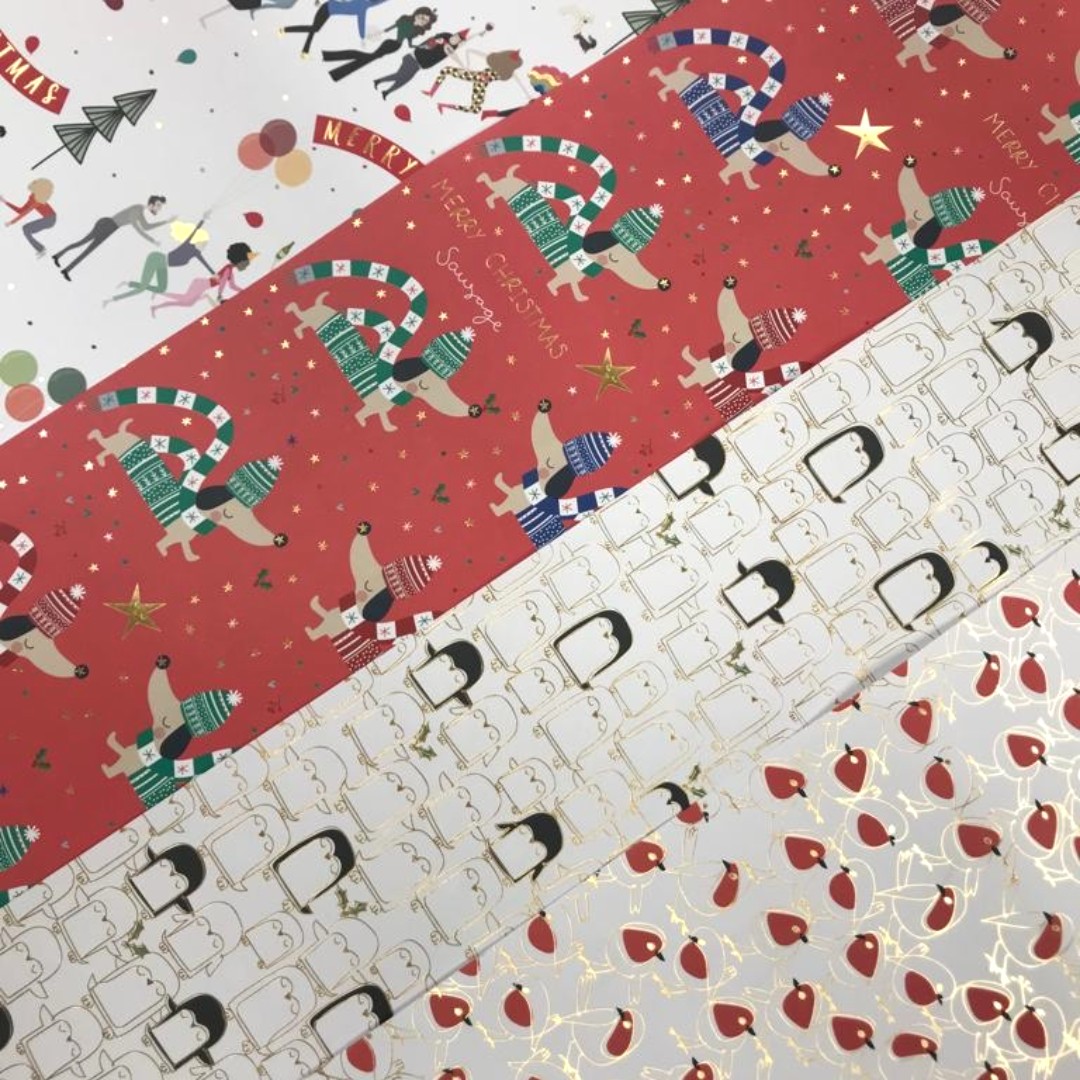 Christmas is coming... and we've got lots of lovely roll wrap! 
Which is your favourite?