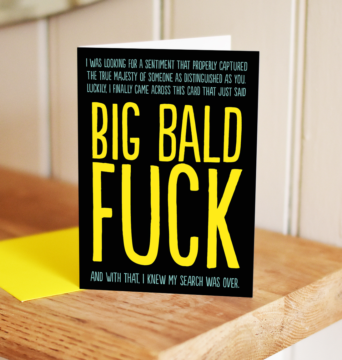 For the beautiful shiny man in your life.

#funnybirthdaycard #rudebirthdaycard #naughtybirthdaycard #birthdaycard #oldbirthdaycard  #baldbirthdaycard
#buddyfernandez