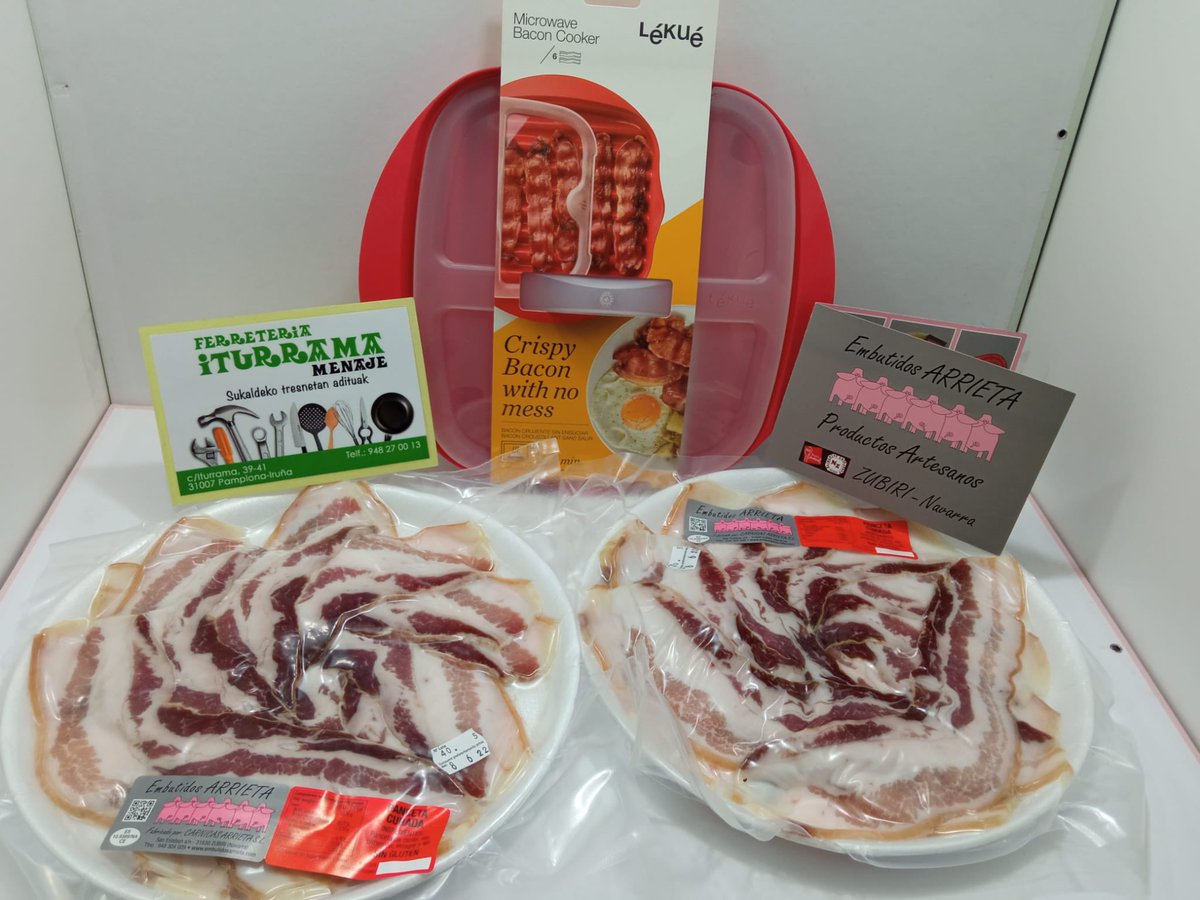 SORTEO SÚPER PACK PANCETER:
Para participar en el sorteo del pack que tu cardiólogo teme y que tu paladar (y el de tus panas) adora, sólo hay que hacer RT a este tuit y seguir en Instagram a:
Embutidos Arrieta instagram.com/embutidos_arri…
Y Ferretería Iturrama instagram.com/ferreteria_itu…