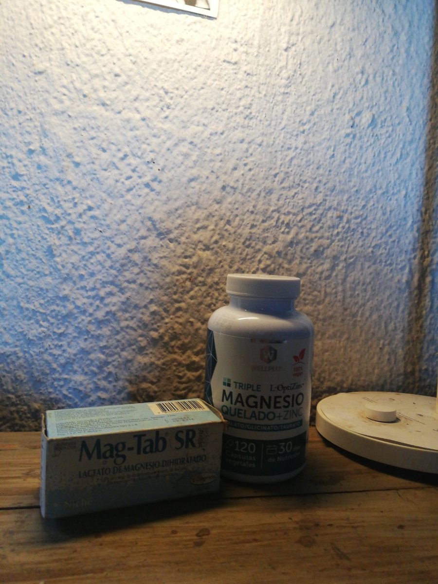 resfriada's tweet photo. @_dmoralesd__ @aliciaalarconp Hace un tiempo la reumatóloga me había recetado mag_tab (lactato de magnesio) ahora volví a comprar ese más el triple magnesio de #wellplus (que contiene malato, glicinato y taurato de magnesio). Checa el catálogo de WELLPLUS. Suerte 👌! https://t.co/b2z1oGawRZ