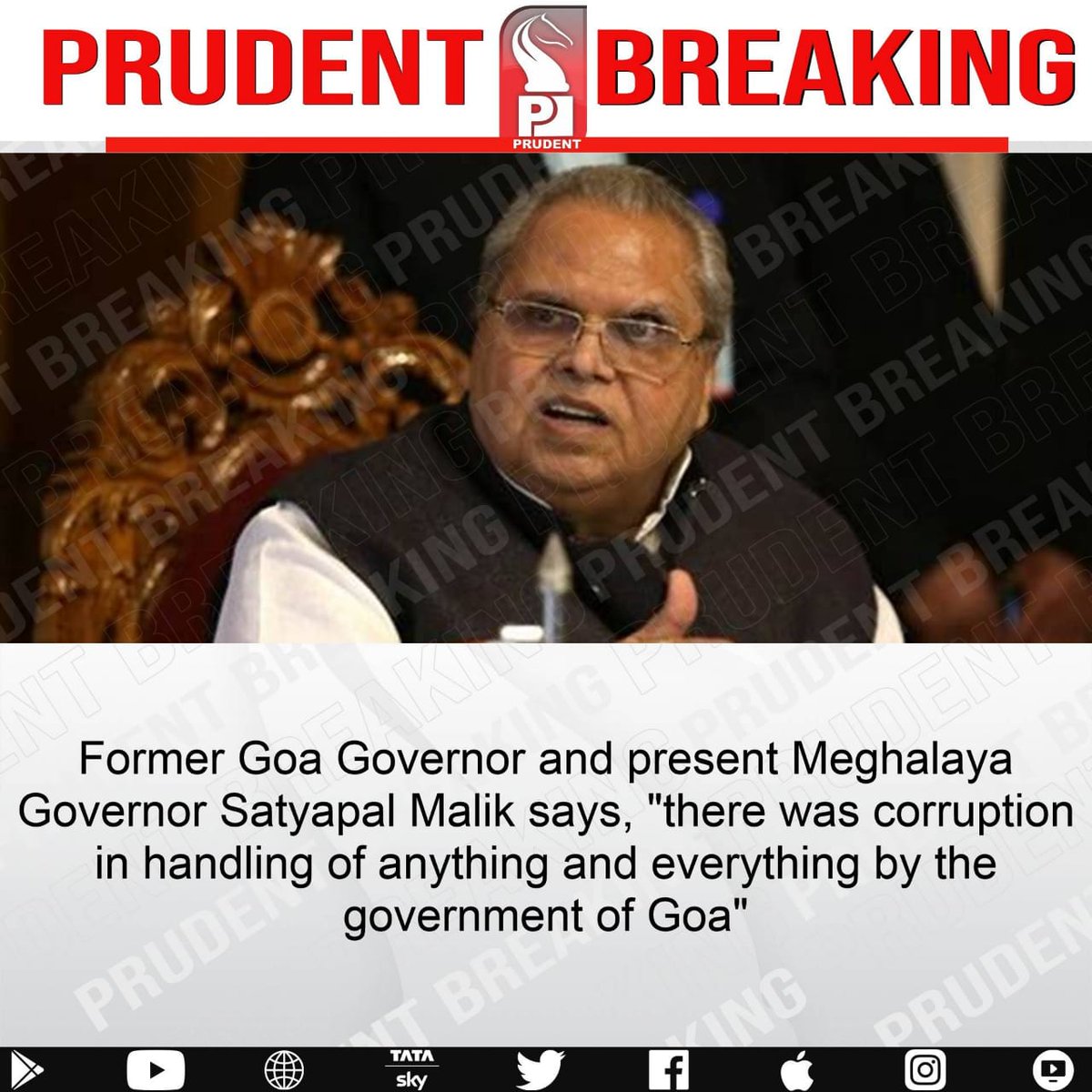 hanzelfernandes's tweet photo. How can the BJP even continue for a single day more!
Former Governor Satyapal Malik has exposed that this illegitimate BJP Govt supported by greedy Congress MLAs has blood on its hands https://t.co/eo6r5PVgEk