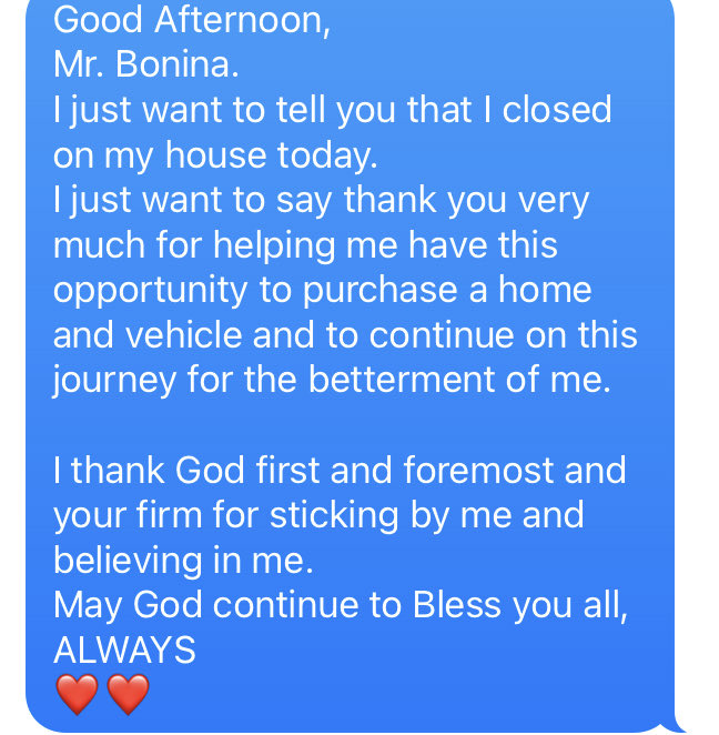 So grateful this client let us know how our work changed her life. #medicalmalpractice #personalinjury