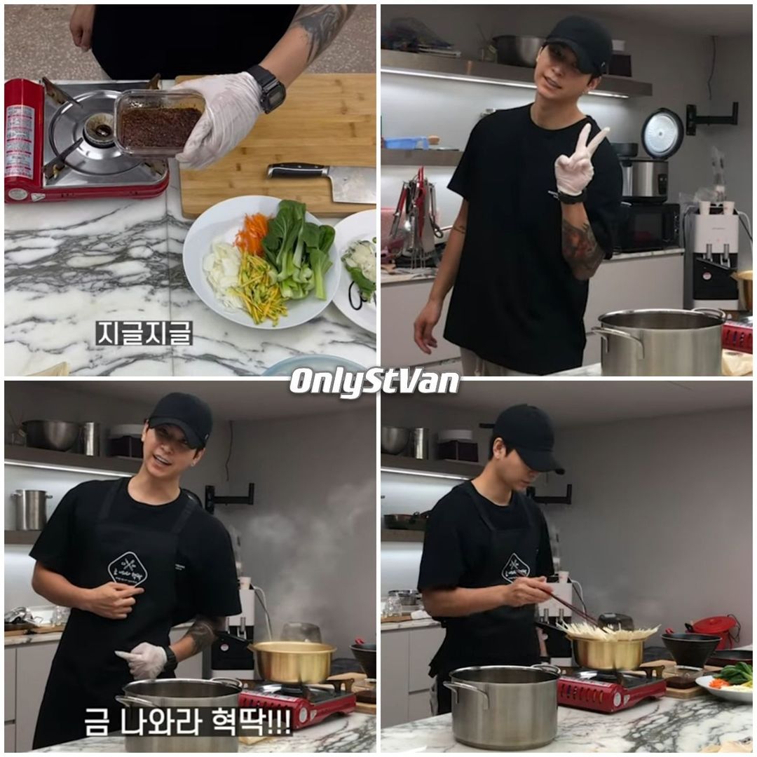 onlystvan's tweet photo. 24.10.2021 | Simple Cooking Recipe 
#금나와라혁딱 #CookwithHyuk 👨🏻‍🍳🍽️
#LeeGeumHyuk preparou Hot Pot Noodles/온면 
[Part.01]

📣https://t.co/uf3OZ8EWZu

#StVan #세인트반 #이금혁 #VAV #브이에이브이 #VAMPZ @twt_VAV @VAV_official https://t.co/NsvnccMjIL