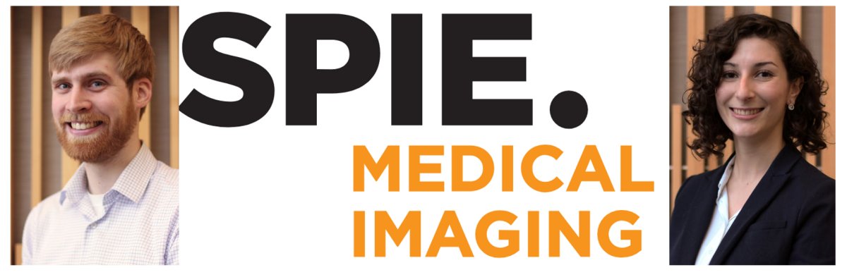 Congratulations to Salma Dammak and David DeVries on their acceptances for oral presentation at SPIE Medical Imaging in San Diego in February!