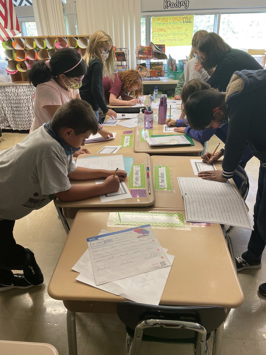 MrsRSthirdgrade's tweet photo. Day 2 of our celebrating continues as we share our personal narratives in an #authorcelebration They worked on these stories for an entire month! So much fun reading and sharing them! The kids are super pumped to give and receive feedback from their peers!!! https://t.co/6LvnCrG5ru