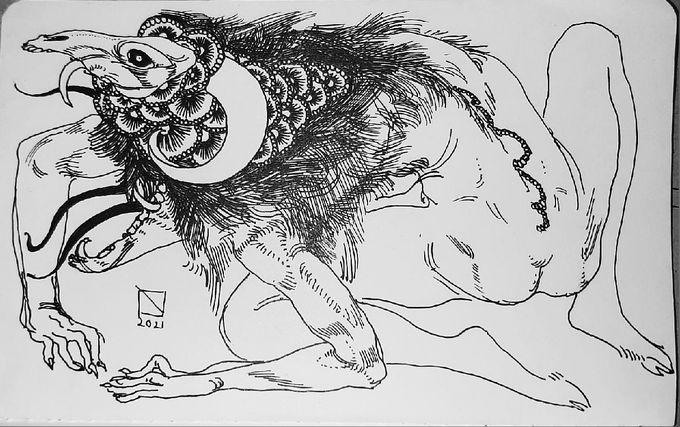 #MohnLeda's sketch 