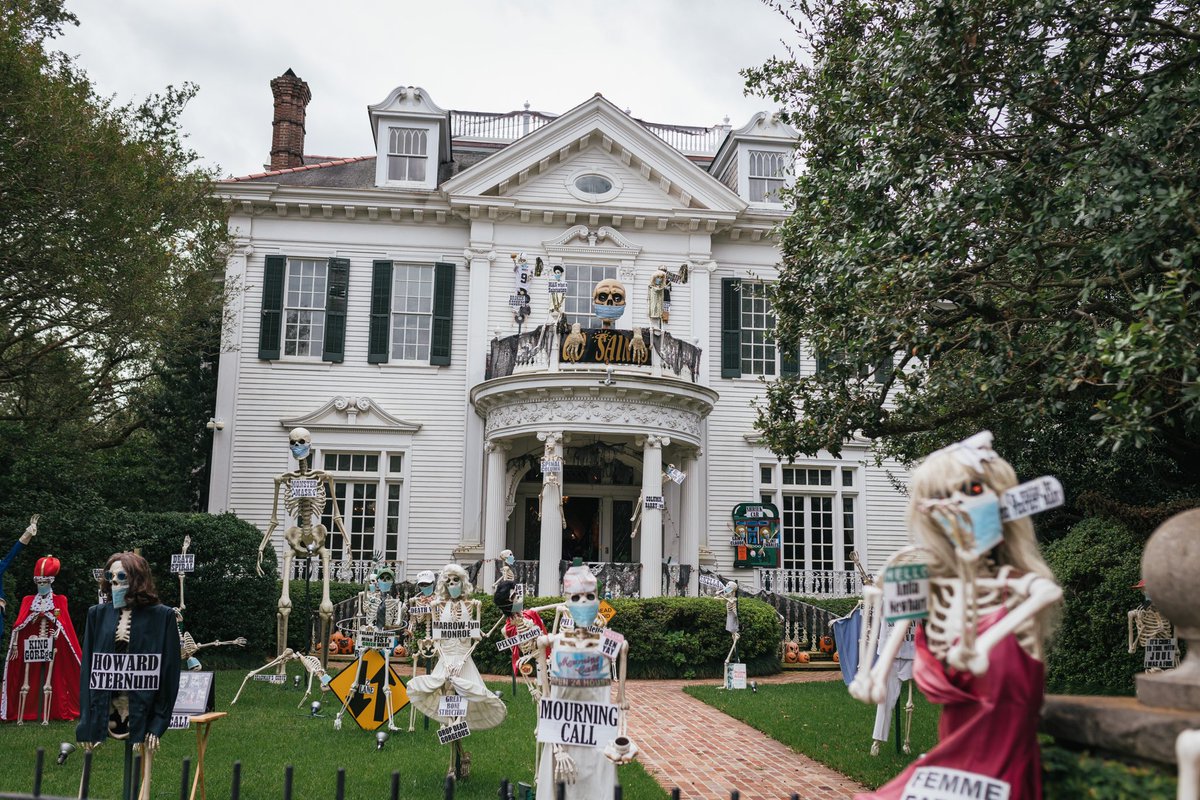 Thank you, Louellen Berger (Iris Line Lieutenant for over 20 years), for giving the Iris officers a back stage pass to your incredible creation. The joy you bring to so many during the Halloween season each is immeasurable. #skeletonhousenola @hailiris