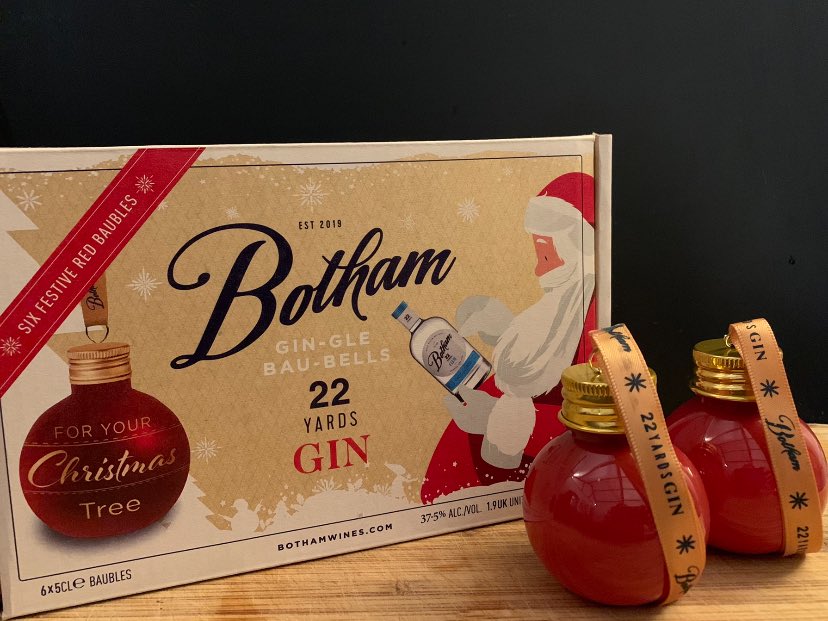 With the Ashes coming soon what better way for Gin & Cricket lovers to prepare than get some of @BothamWines fabulous Gin Filled Cricket ball style Baubles. One for each day of a test & one extra for when England take that winning wicket! #Christmas #Gin #Cricket @BeefyBotham